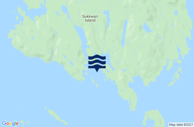 Kasook Inlet, United States tide chart map