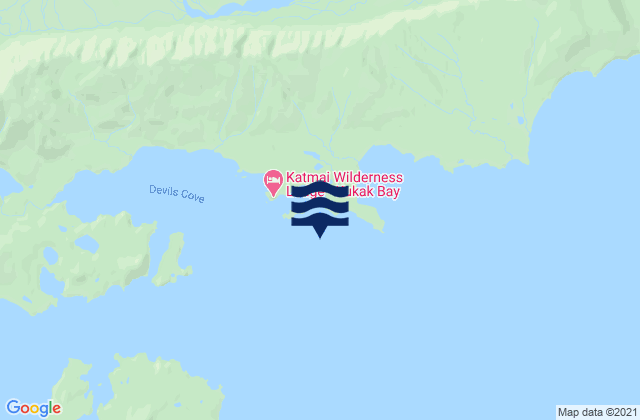 Kukak Kukak Bay, United States tide chart map