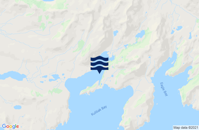 Kuliliak Bay, United States tide chart map
