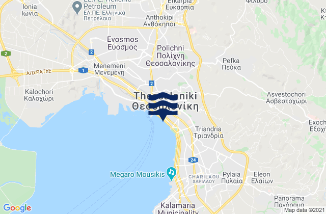 Lagyna, Greece tide times map