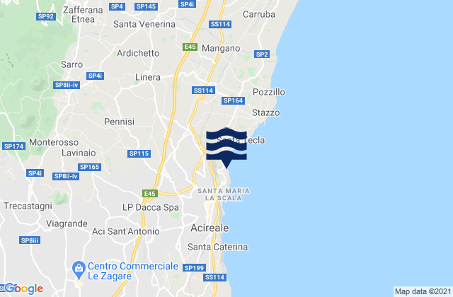 Lavinaio-Monterosso, Italy tide times map