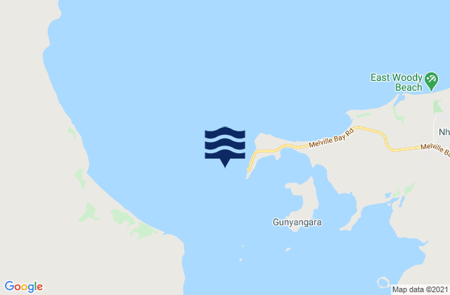 Lle Bay (Gove Harbour), Australia tide times map