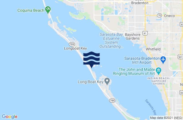 Longboat Key Manatee County Florida United States Tide Chart Map 6257100 