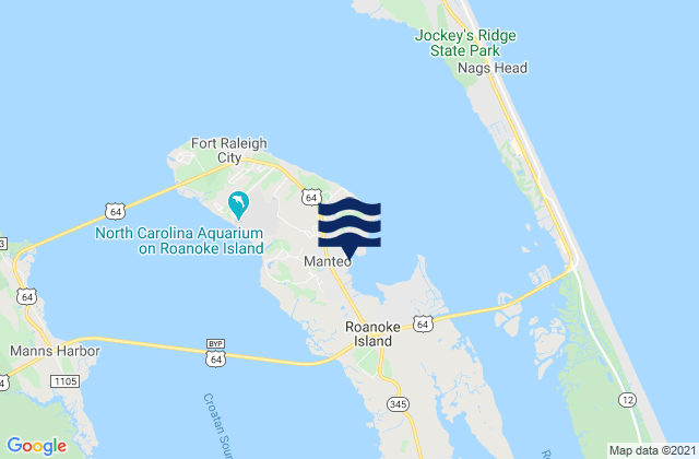 Manteo, United States tide chart map