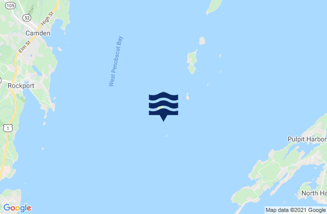 Mark Island 0.3 nmi. SSE of, United States tide chart map