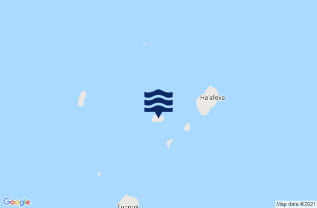 Matuku Island, Tonga tide times map