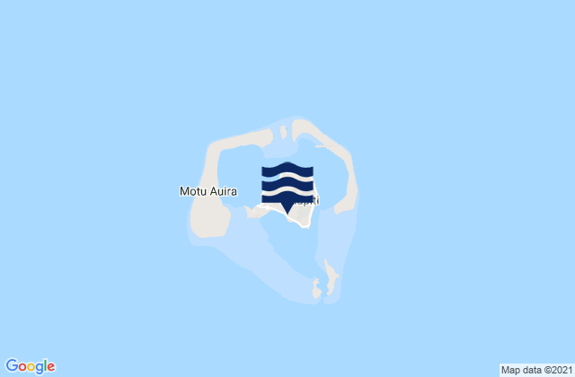 Maupiti, French Polynesia tide times map