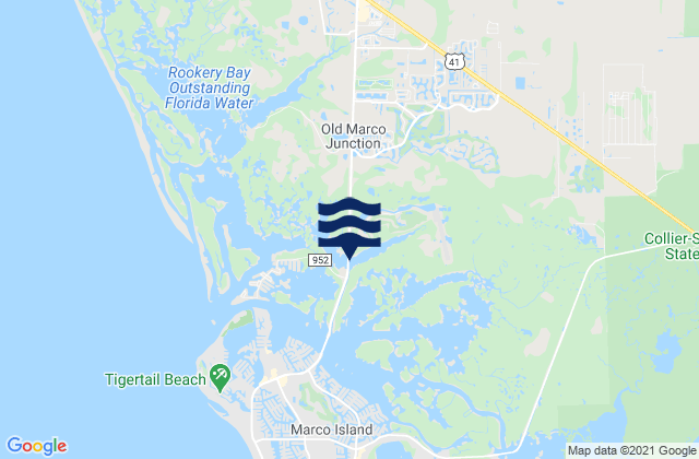 McIlvaine Bay, United States tide chart map