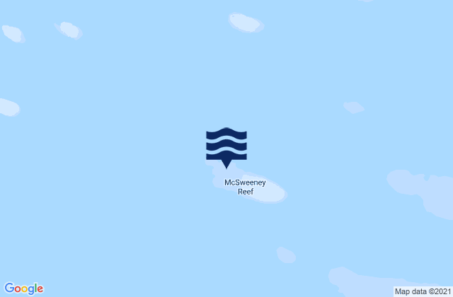 Mcsweeny Reef, Australia tide times map