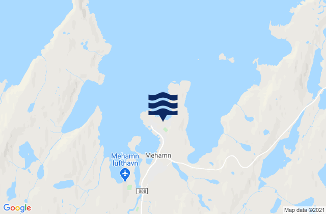 Mehamn, Norway tide times map
