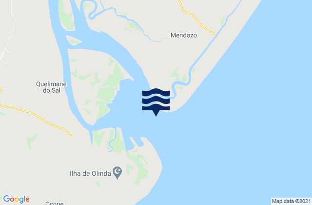 Morrubone, Mozambique tide times map