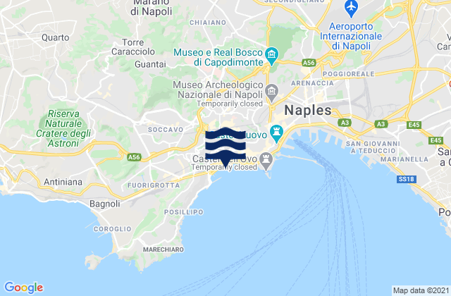 Mugnano di Napoli, Italy tide times map