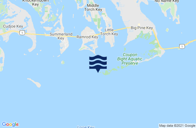 Munson Island (Newfound Harbor Channel), United States tide chart map