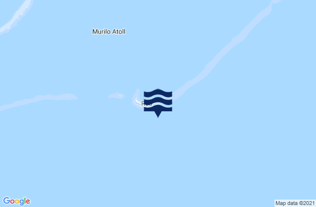 Murilo Atoll, Micronesia tide times map