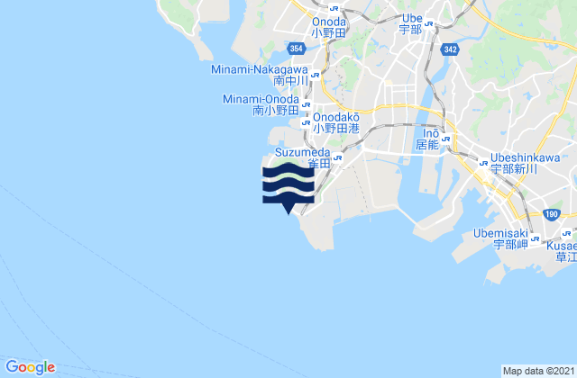 Nagatomotoyama, Japan tide times map