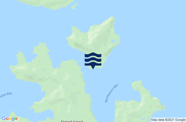 Naked Island (Mcpherson Passage), United States tide chart map