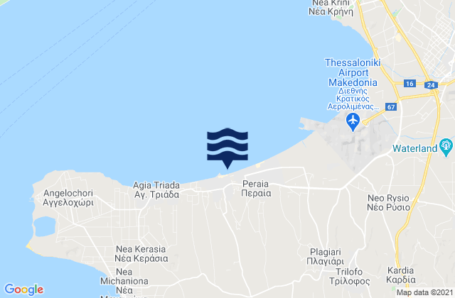 Neoi Epivates, Greece tide times map