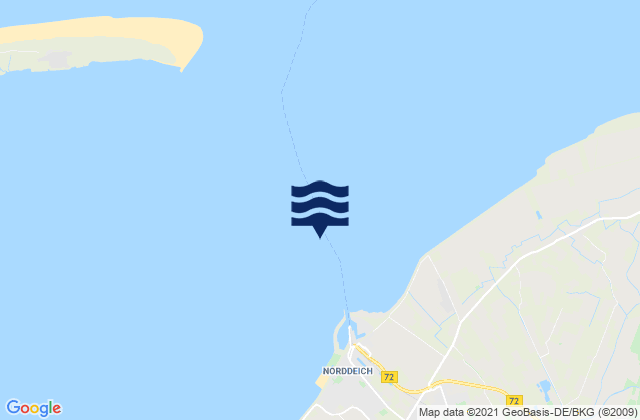 Norddeich Westerriede , Netherlands tide times map