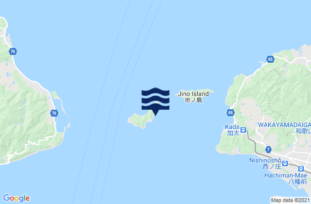 Okinoshima, Japan tide times map