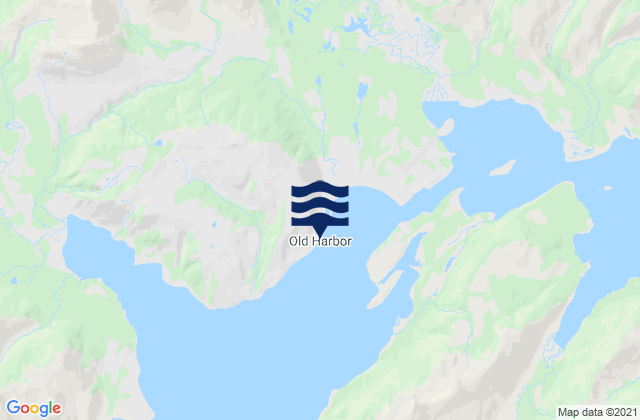 Old Harbor Kodiak Island, United States tide chart map