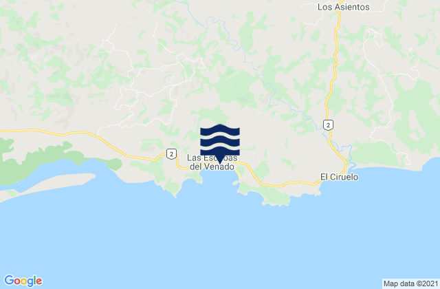 Oria Arriba, Panama tide times map