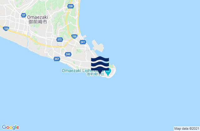 Oyama, Japan tide times map