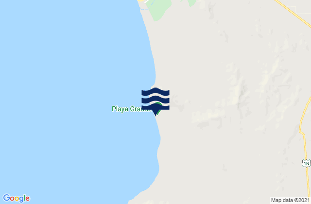 Playa Grande, Peru tide times map