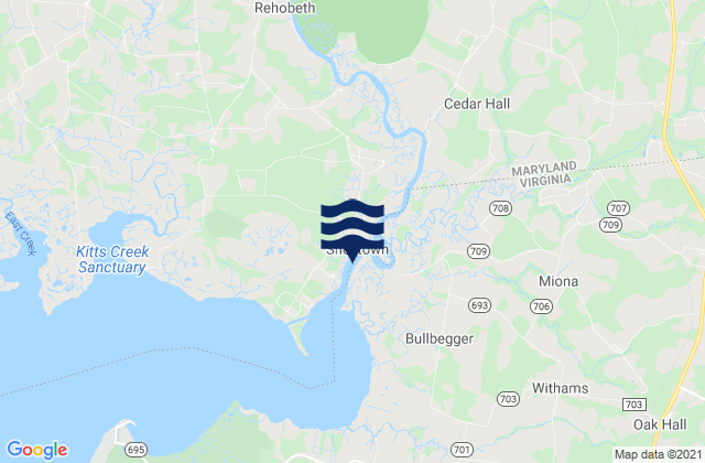 Pocomoke City, United States tide chart map