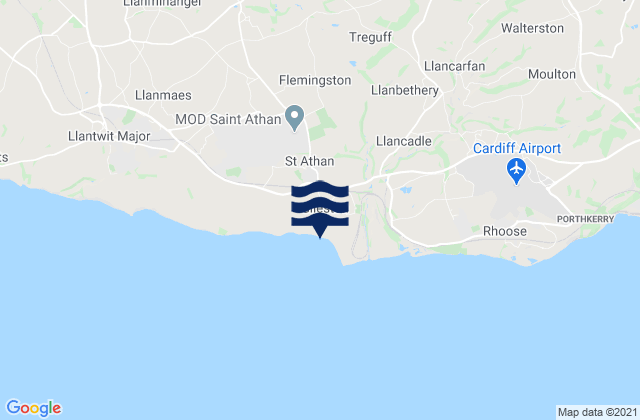 Pontyclun, United Kingdom tide times map