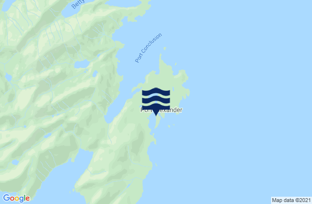 Port Alexander Baranof Island, United States tide chart map