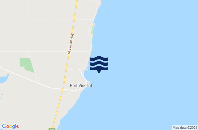 Port Vincent, Australia tide times map