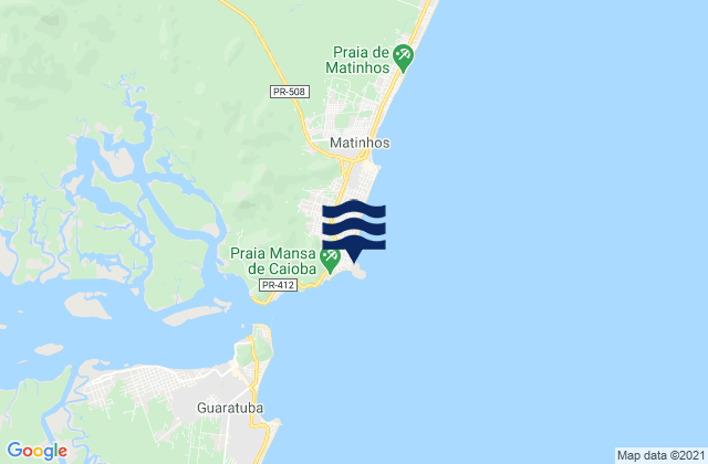 Praia Mansa, Brazil tide times map