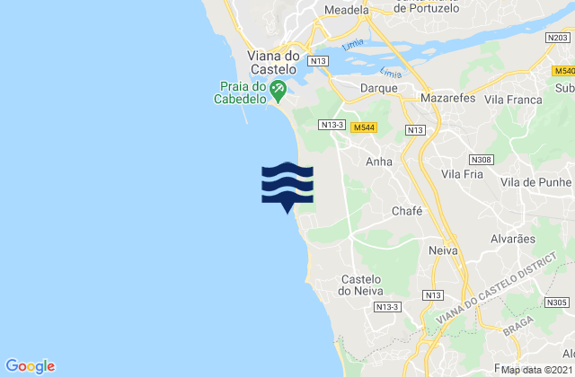 Praia da Amorosa, Portugal tide times map