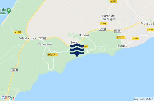 Praia da Figueira, Portugal tide times map