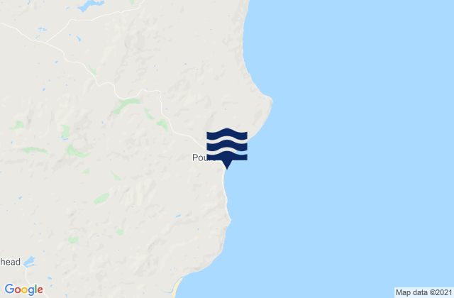 Punawaitai, New Zealand tide times map