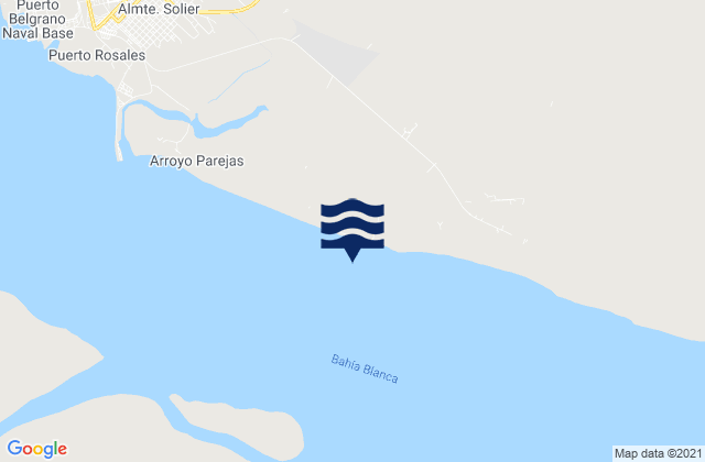 Punta Ancla, Argentina tide times map
