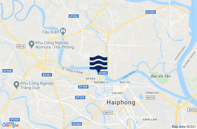 Quan Hong Bang, Vietnam tide times map