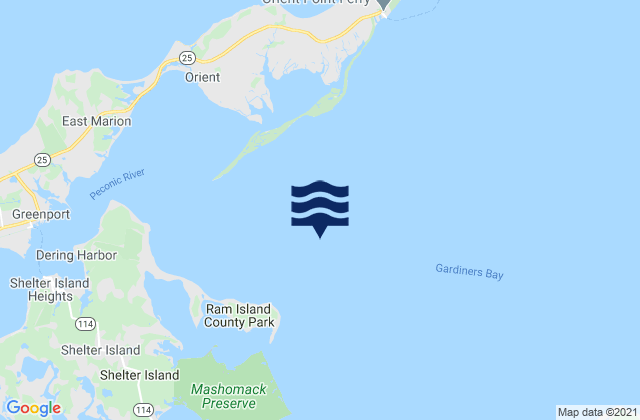 Ram Island 1.4 miles NNE of, United States tide chart map