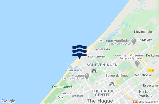 Rijswijk, Netherlands tide times map