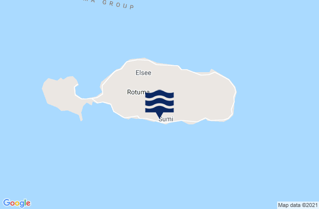 Rotuma Island, Fiji tide times map