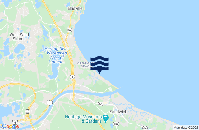 Sagamore Barnstable County Massachusetts United States Tide Chart Map 7436953 