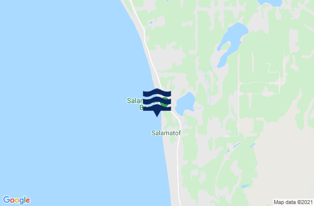 Salamatof Beach, United States tide chart map