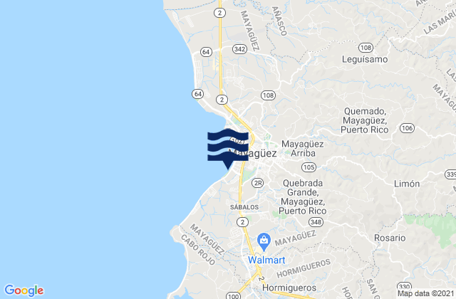 San German Municipio, Puerto Rico tide times map