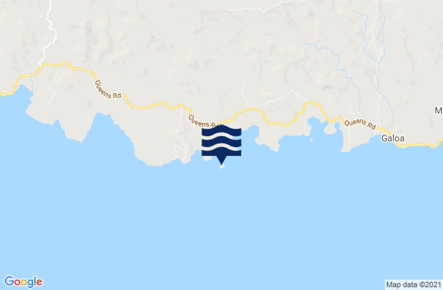 Serua, Fiji tide times map
