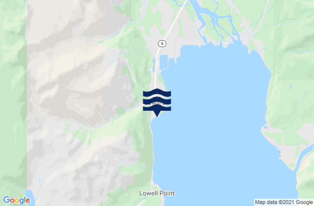 Seward, United States tide chart map