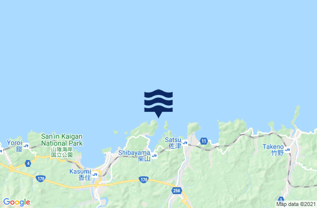 Shibayama Ko, Japan tide times map