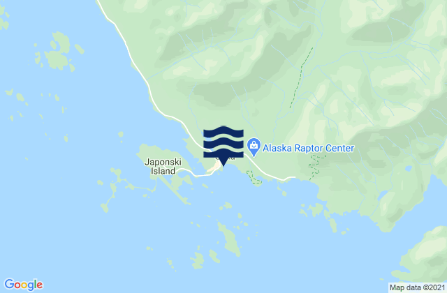Sitka, United States tide chart map