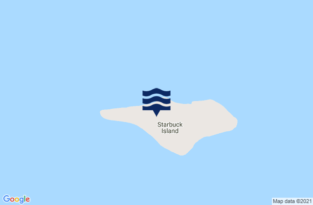 Starbuck, Kiribati tide times map