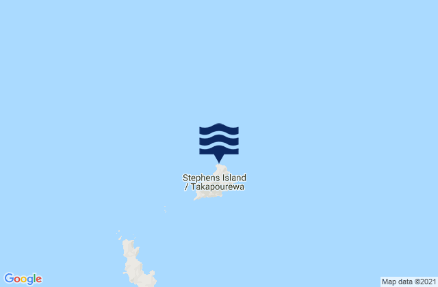 Stephens Island (Takapourewa), New Zealand tide times map