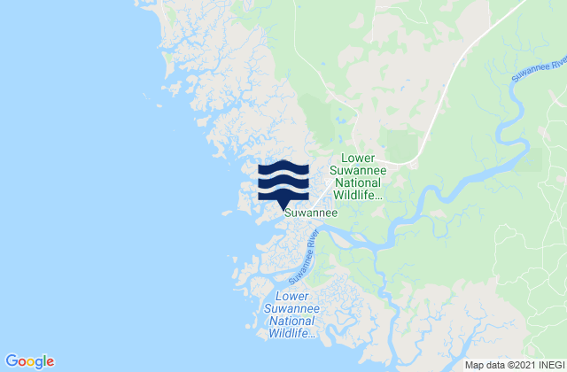 Suwannee (Salt Creek), United States tide chart map